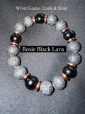Rosie Black Lava
