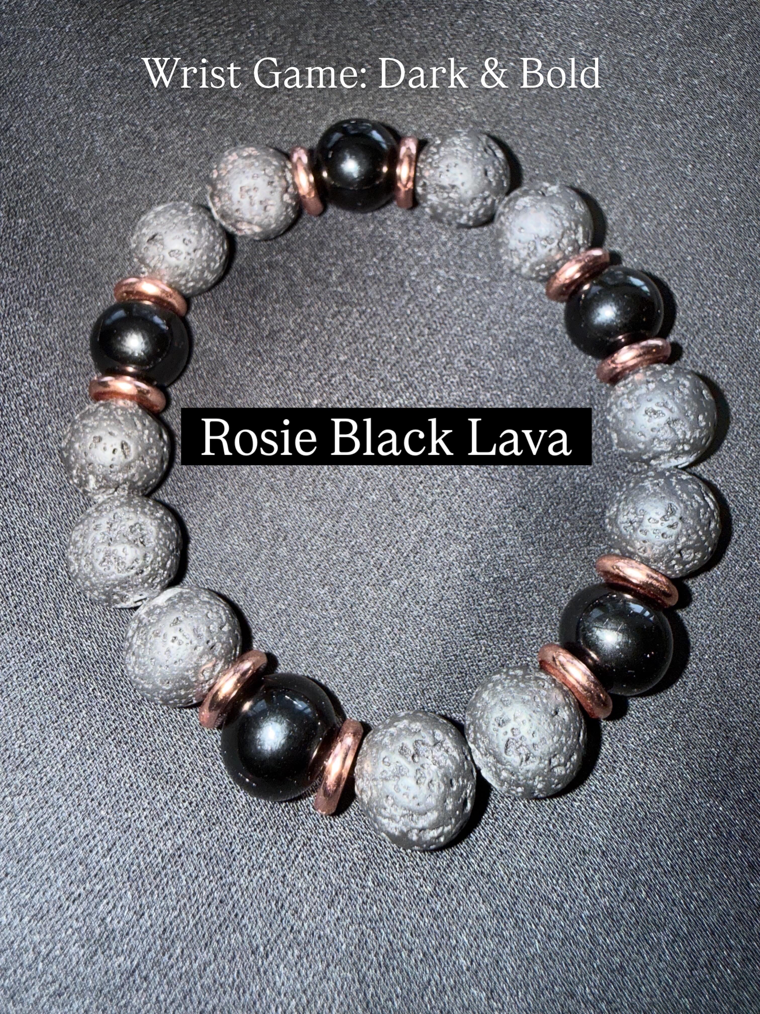 Rosie Black Lava